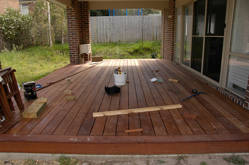 U Deck Over Existing Concrete Slab, Laying Decking On Patio Slabs